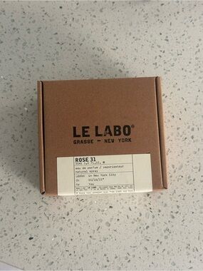 Le Labo Brown Kraft Box with White Label